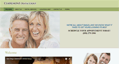 Desktop Screenshot of clairemontdentalgroup.com